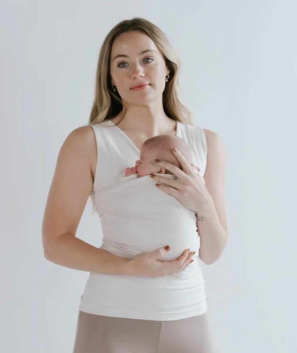 Lalabu Soothe Shirt Tank Top, Cream, Small, NWT